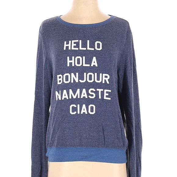 WILDFOX Boutique Say Hello Sweatshirt - Picture 1 of 3